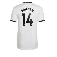 Manchester United Christian Eriksen #14 Fotballklær Bortedrakt 2022-23 Kortermet